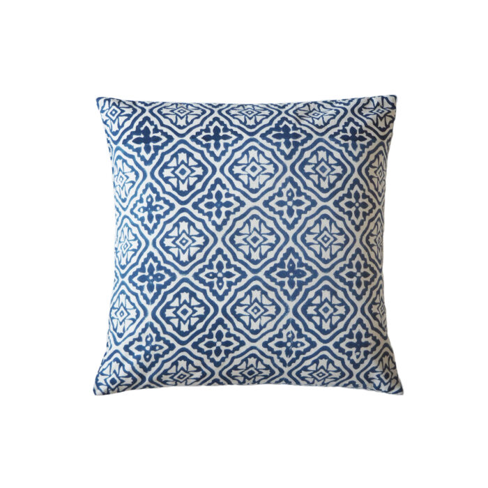 yogipod hand block printed scatter cushion