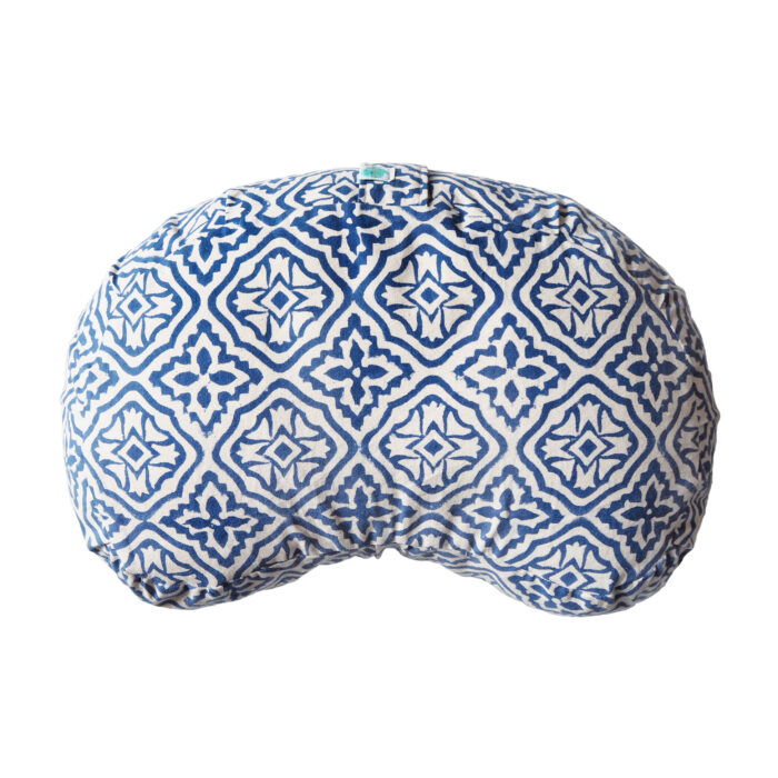 yogipod hand block printed meditation cushion