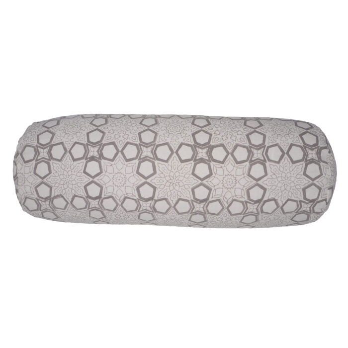 Yogipod Fretwork Grey yoga bolster