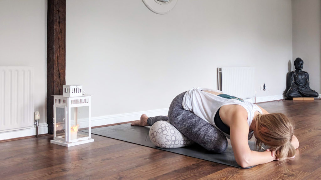 restorative pigeon pose