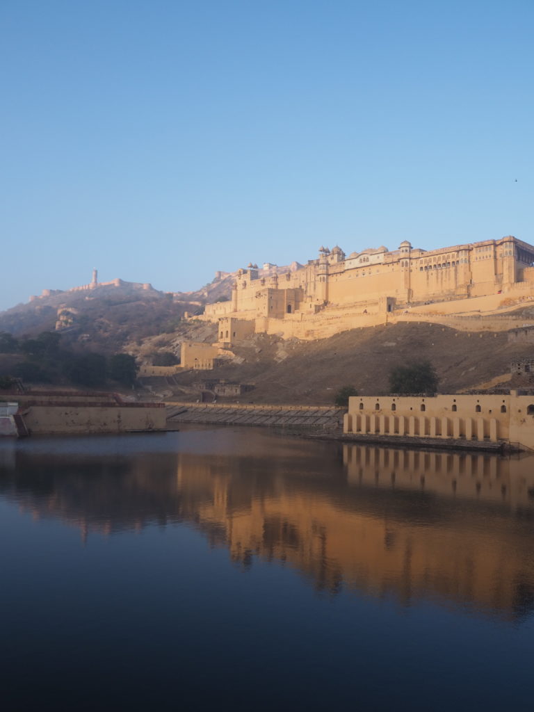 Early morning sunshine on the Amer Fort