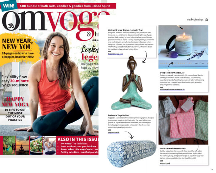 Om Yoga Magazine Yogipod Fretwork Bolster