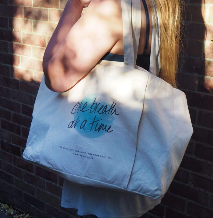 Yogipod organic cotton tote bag