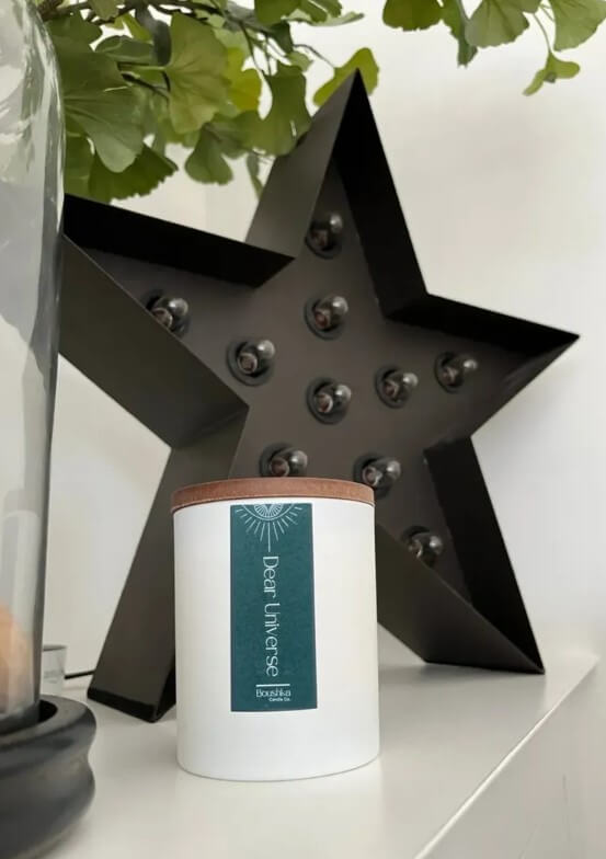 Boushka Candle Co Dear Universe Candle