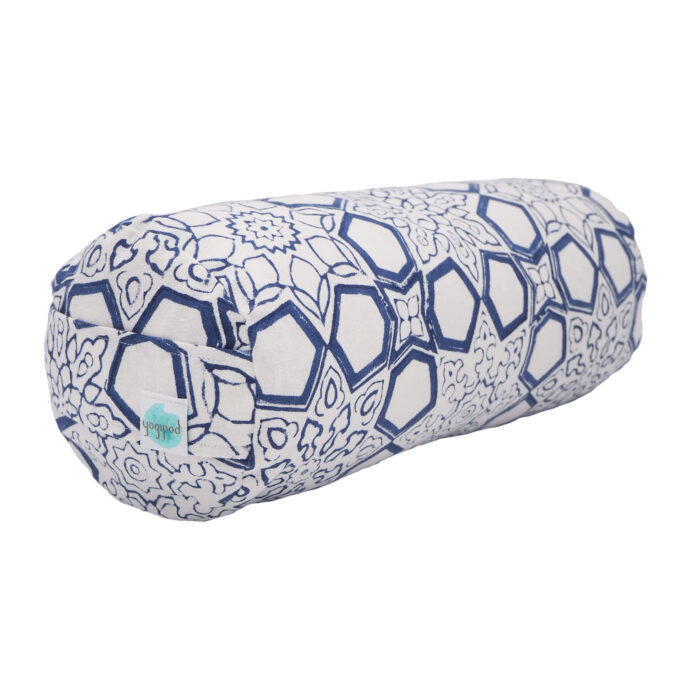 Yogipod mini yoga bolster filled with buckwheat