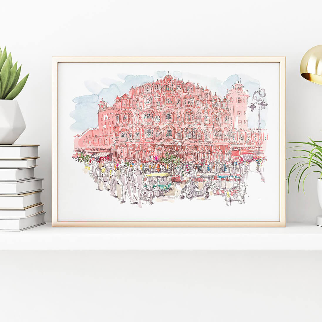 Miss Magpie Spy Hawa Mahal print in the Yogipod Christmas gift guide