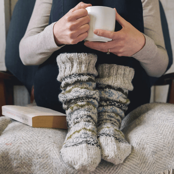 Cosy buddha fair lise socks in the yogipod christmas gift guide